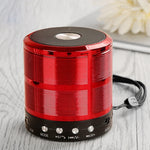 WS-887 Bluetooth-Lautsprecher mit Trageband, unterstützt Freisprechanrufe & FM & U-Disk & TF-Karte & AUX