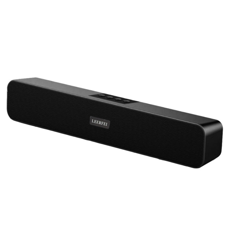 LEERFEI E91 10W Lange Leistenform Dual-Lautsprecher Multimedia Radio Bluetooth Audio, unterstützt TF-Karte / U-Disk / 3,5mm AUX, unterstützt TF-Karte / U-Disk / 3,5mm AUX