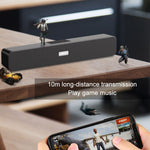 LEERFEI E91 10W Lange Leistenform Dual-Lautsprecher Multimedia Radio Bluetooth Audio, unterstützt TF-Karte / U-Disk / 3,5mm AUX, unterstützt TF-Karte / U-Disk / 3,5mm AUX