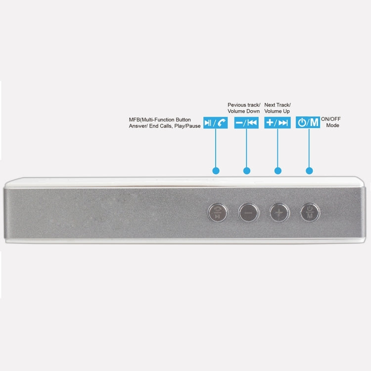 YM370 Multifunktionaler Bluetooth-Lautsprecher mit Mikrofon, unterstützt Freisprechanrufe und TF-Karte