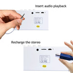 YM370 Multifunktionaler Bluetooth-Lautsprecher mit Mikrofon, unterstützt Freisprechanrufe und TF-Karte