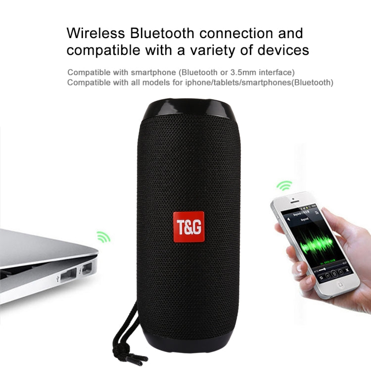 mit integriertem Mikrofon, unterstützt Freisprechanrufe und TF-Karten und AUX IN und FM, Bluetooth-Entfernung: 10 m, TG117, TG1127
