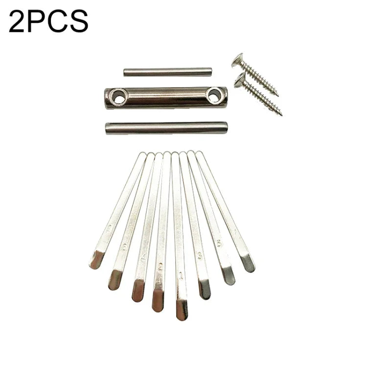 2 Stück 8-Ton-Daumenklaviertasten Kalimba Plektrum Zubehörset, 2 Stück 8-Ton