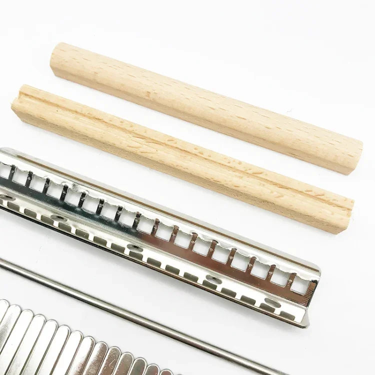 2 Stück 17-Ton-Daumenklaviertasten Kalimba Plektrum Zubehörset, 2 Stück 17-Ton