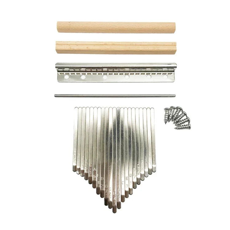 21-Ton-Daumenklavier-Kalimba-Plektrum-Zubehörset, 21 Töne