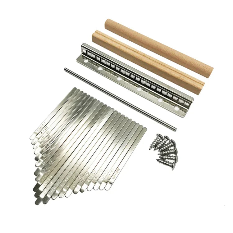 21-Ton-Daumenklavier-Kalimba-Plektrum-Zubehörset, 21 Töne