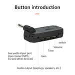 JOYO JA-03 Mini-Tragbarer Lead-Distortion-Effekt für E-Gitarre, Lead-Distortion
