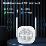 COMFAST CF-WR765AC 1200Mbps Dual-Band Wireless Repeater Verstärker mit externer Antenne, CF-WR765AC