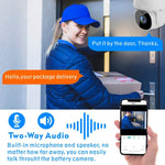 Tuya QX45 1080P Full HD IP65 wasserdichte 2,4-GHz-Funk-IP-Kamera mit Bewegungserkennung, Zwei-Wege-Audio, Nachtsicht und TF-Kartensteckplatz, australischer Stecker.
