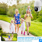 Tuya QX45 1080P Full HD IP65 wasserdichte 2,4-GHz-Funk-IP-Kamera mit Bewegungserkennung, Zwei-Wege-Audio, Nachtsicht und TF-Kartensteckplatz, australischer Stecker.