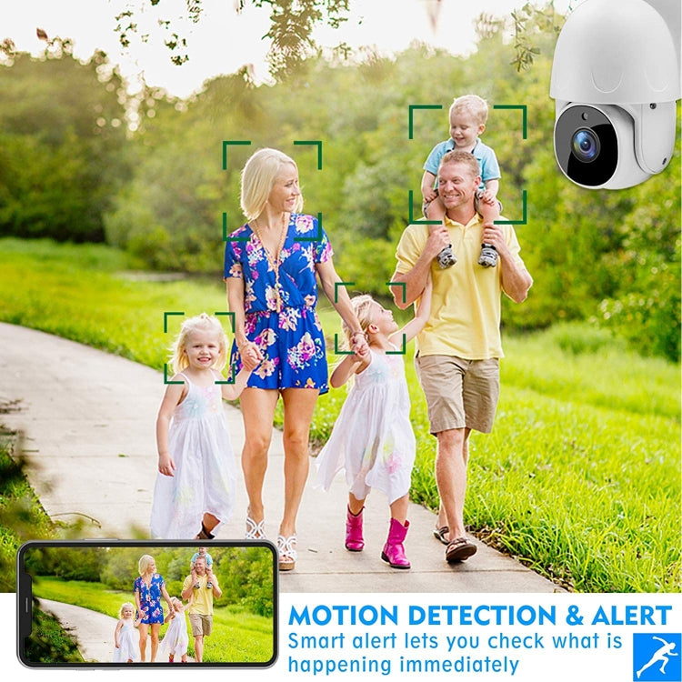 Tuya QX45 1080P Full HD IP65 wasserdichte 2,4-GHz-Funk-IP-Kamera mit Bewegungserkennung, Zwei-Wege-Audio, Nachtsicht und TF-Kartensteckplatz, australischer Stecker.