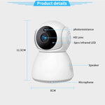 YT24 V380 3,0-MP-IP-Kamera mit Schwenk- und Neigefunktion, WLAN-fähig, unterstützt TF-Karten, Zwei-Wege-Audio, Bewegungserkennung und Nachtsicht.