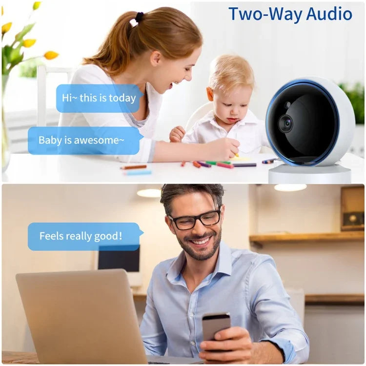 YT50-2 3,0-MP-IP-Kamera mit 360°-Drehung, WLAN-Unterstützung, TF-Karten-Unterstützung, Zwei-Wege-Audio, Bewegungserkennung und Nachtsicht