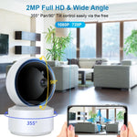 YT50-2 3,0-MP-IP-Kamera mit 360°-Drehung, WLAN-Unterstützung, TF-Karten-Unterstützung, Zwei-Wege-Audio, Bewegungserkennung und Nachtsicht
