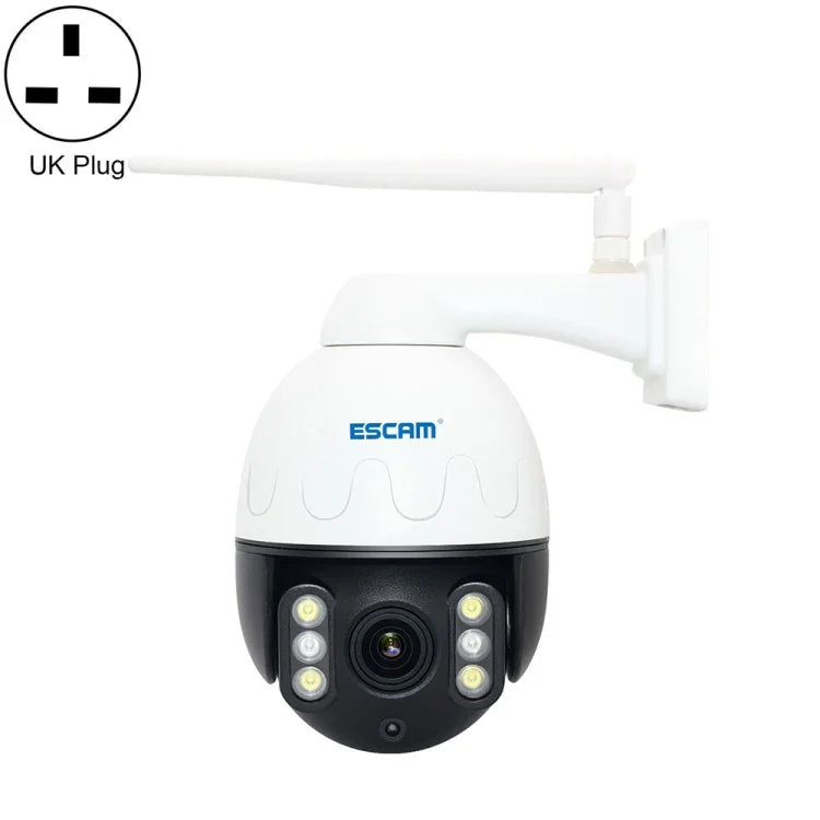 ESCAM Q5068 H.265 5MP Pan/Tilt/4X Zoom WLAN wasserdichte IP-Kamera, unterstützt ONVIF Zwei-Wege-Gespräch & Nachtsicht, AU-Stecker, UK-Stecker, US-Stecker, EU-Stecker, AU-Stecker