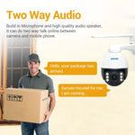 ESCAM Q5068 H.265 5MP Pan/Tilt/4X Zoom WLAN wasserdichte IP-Kamera, unterstützt ONVIF Zwei-Wege-Gespräch & Nachtsicht, AU-Stecker, UK-Stecker, US-Stecker, EU-Stecker, AU-Stecker