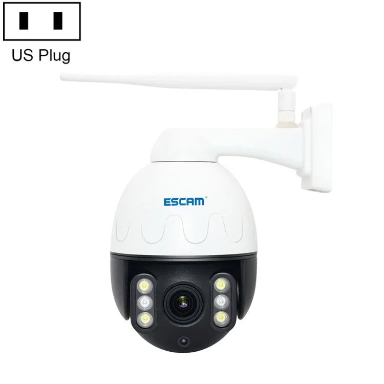 ESCAM Q5068 H.265 5MP Pan/Tilt/4X Zoom WLAN wasserdichte IP-Kamera, unterstützt ONVIF Zwei-Wege-Gespräch & Nachtsicht, AU-Stecker, UK-Stecker, US-Stecker, EU-Stecker, AU-Stecker