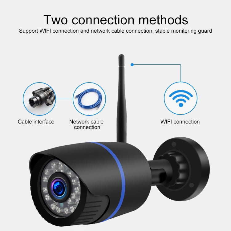 Q4 2,0 ​​Megapixel 1080P HD WLAN-IP-Kamera, unterstützt Bewegungserkennung, Zwei-Wege-Audio, Infrarot-Nachtsicht und TF-Kartensteckplatz, US-Stecker, Q4