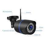 Q4 2,0 ​​Megapixel 1080P HD WLAN-IP-Kamera, unterstützt Bewegungserkennung, Zwei-Wege-Audio, Infrarot-Nachtsicht und TF-Kartensteckplatz, US-Stecker, Q4