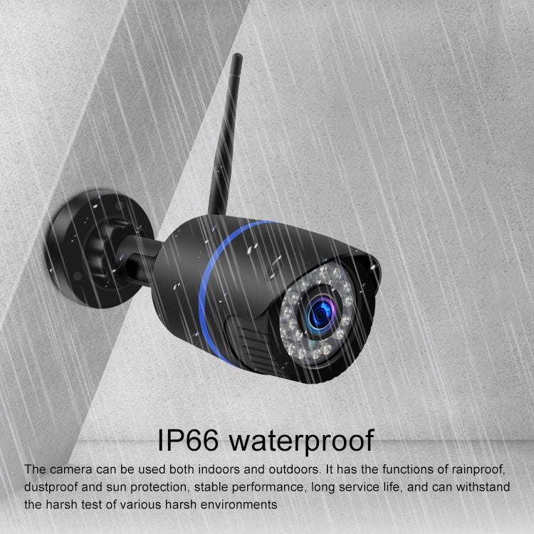Q4 2,0 ​​Megapixel 1080P HD WLAN-IP-Kamera, unterstützt Bewegungserkennung, Zwei-Wege-Audio, Infrarot-Nachtsicht und TF-Kartensteckplatz, US-Stecker, Q4