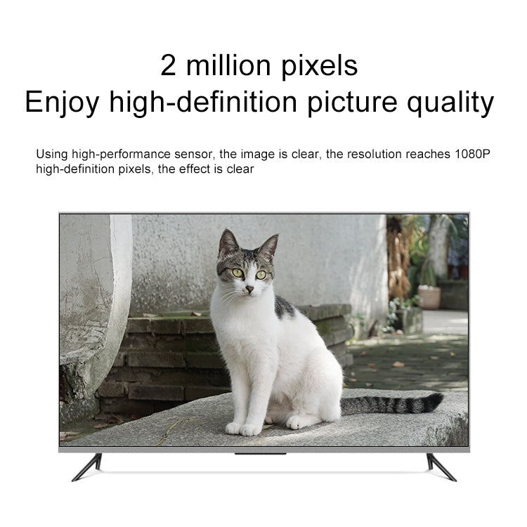 Q4 2,0 ​​Megapixel 1080P HD WLAN-IP-Kamera, unterstützt Bewegungserkennung, Zwei-Wege-Audio, Infrarot-Nachtsicht und TF-Kartensteckplatz, US-Stecker, Q4