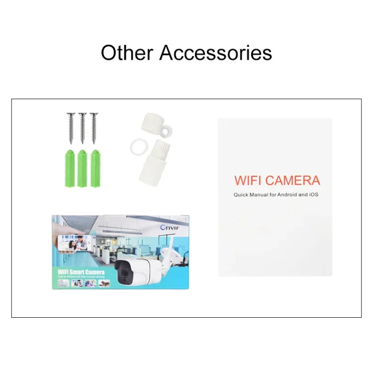 Q8 1080P HD WLAN-IP-Kamera, unterstützt Bewegungserkennung, Infrarot-Nachtsicht und TF-Karte, AU-Stecker, Q8