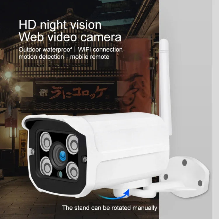 Q8 1080P HD WLAN-IP-Kamera, unterstützt Bewegungserkennung, Infrarot-Nachtsicht und TF-Karte, AU-Stecker, Q8