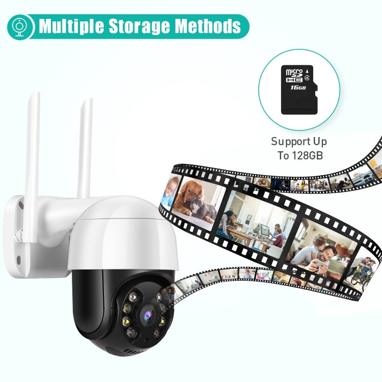 QX29 3,0-MP-HD-WLAN-IP-Kamera, unterstützt Nachtsicht, Bewegungserkennung, Zwei-Wege-Audio und TF-Karte, AU-Stecker, QX29