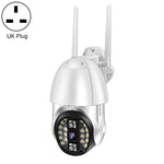 QX33 1080P Panoramic PTZ 360 Degree Rotating WIFI Camera, Support Day and Night Full Color & Two-way Voice Intercom & Motion Detection Alarm & Video Playback & 64GB TF Card, AU Plug, QX33