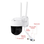 QX36 1080P 3,0MP 3,6mm Objektiv IP65 wasserdichte PTZ 360 Grad drehbare WLAN-Kamera, unterstützt Tag- und Nacht-Vollfarbbild, Zwei-Wege-Sprachkommunikation, Bewegungserkennung, Videowiedergabe und 128GB TF-Karte, AU-Stecker, QX36