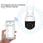 QX36 1080P 3,0MP 3,6mm Objektiv IP65 wasserdichte PTZ 360 Grad drehbare WLAN-Kamera, unterstützt Tag- und Nacht-Vollfarbbild, Zwei-Wege-Sprachkommunikation, Bewegungserkennung, Videowiedergabe und 128GB TF-Karte, AU-Stecker, QX36