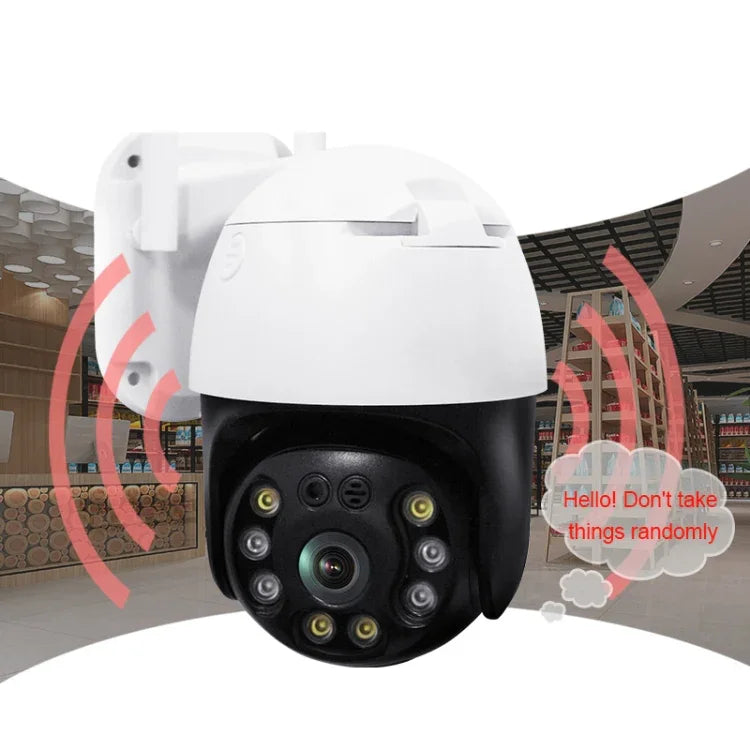 QX36 1080P 3,0MP 3,6mm Objektiv IP65 wasserdichte PTZ 360 Grad drehbare WLAN-Kamera, unterstützt Tag- und Nacht-Vollfarbbild, Zwei-Wege-Sprachkommunikation, Bewegungserkennung, Videowiedergabe und 128GB TF-Karte, AU-Stecker, QX36