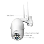 Q10 Outdoor-Kamera mit ferngesteuerter Drehung, WLAN, 10 LEDs, Infrarot-Nachtsicht, HD-Kamera, Bewegungserkennung, Video-/Alarm- und Aufzeichnungsfunktion, UK-Stecker, Q10 Infrarot-Nachtsicht