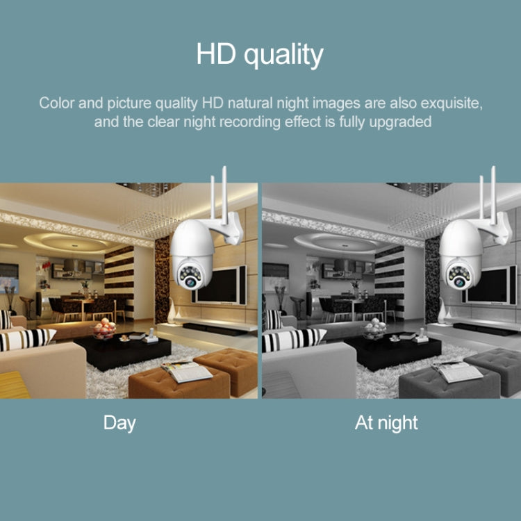 Q10 Outdoor-Kamera mit ferngesteuerter Drehung, WLAN, 10 LEDs, Infrarot-Nachtsicht, HD-Kamera, Bewegungserkennung, Video-/Alarm- und Aufzeichnungsfunktion, UK-Stecker, Q10 Infrarot-Nachtsicht