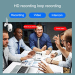 Q10 Outdoor-Kamera mit ferngesteuerter Drehung, WLAN, 10 LEDs, Infrarot-Nachtsicht, HD-Kamera, Bewegungserkennung, Video-/Alarm- und Aufzeichnungsfunktion, UK-Stecker, Q10 Infrarot-Nachtsicht