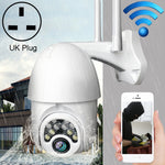 Q10 Outdoor-Kamera mit ferngesteuerter Drehung, WLAN, 10 LEDs, Infrarot-Nachtsicht, HD-Kamera, Bewegungserkennung, Video-/Alarm- und Aufzeichnungsfunktion, UK-Stecker, Q10 Infrarot-Nachtsicht