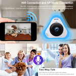 ESCAM Q8 960P 360-Grad-Fischaugenobjektiv 1.3MP WLAN IP-Kamera, unterstützt Bewegungserkennung / Nachtsicht, IR-Reichweite: 5-10m, AU-Stecker, Q8 US-Stecker, Q8 AU-Stecker, Q8 EU-Stecker, Q8 UK-Stecker