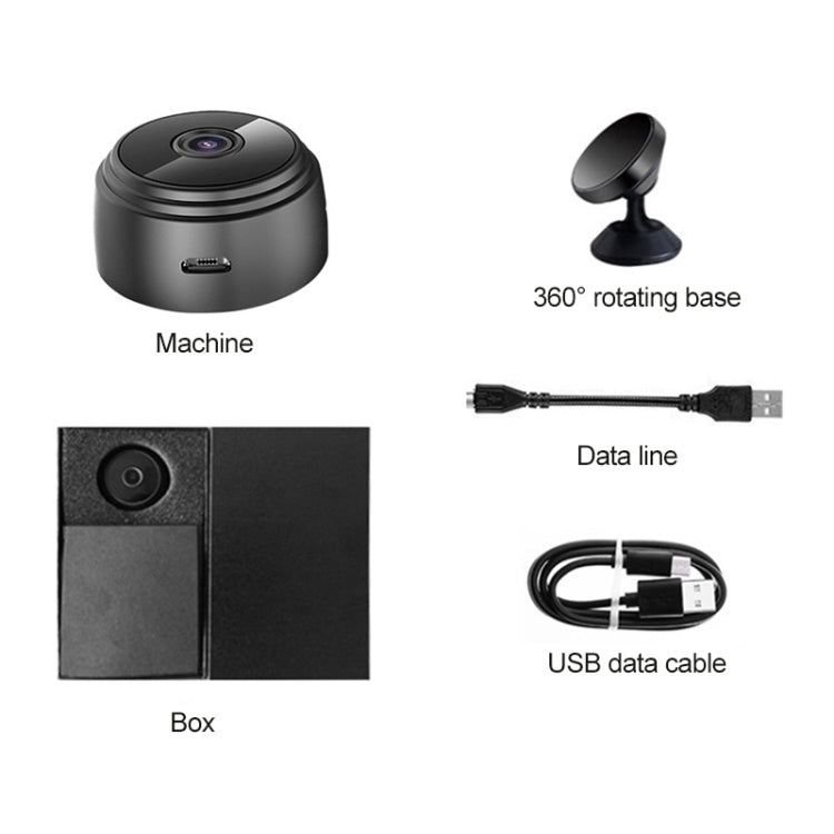 A9 720P WLAN-Netzwerkkamera mit Weitwinkelrekorder, A9 720P (Weiß), A9 720P (Schwarz)