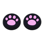 4 Stück niedliche Silikon-Schutzhüllen mit Katzenpfotenmotiv für PS4 / PS3 / PS2 / Xbox 360 / Xbox One / Wii U Gamepad-Joysticks