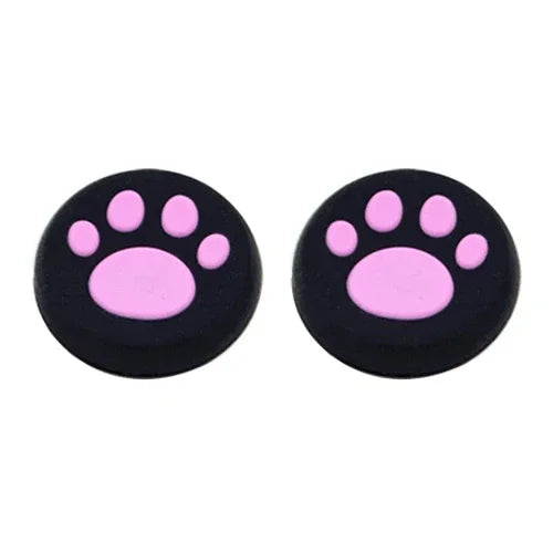 4 Stück niedliche Silikon-Schutzhüllen mit Katzenpfotenmotiv für PS4 / PS3 / PS2 / Xbox 360 / Xbox One / Wii U Gamepad-Joysticks