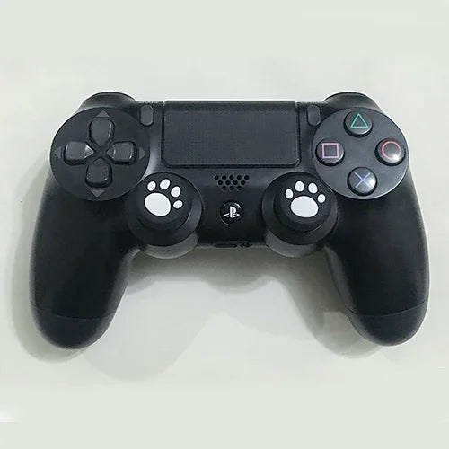 4 Stück niedliche Silikon-Schutzhüllen mit Katzenpfotenmotiv für PS4 / PS3 / PS2 / Xbox 360 / Xbox One / Wii U Gamepad-Joysticks