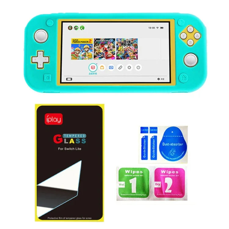 IPLAY Game Host Silikon-Schutzhülle mit Displayschutzfolie für Switch Lite