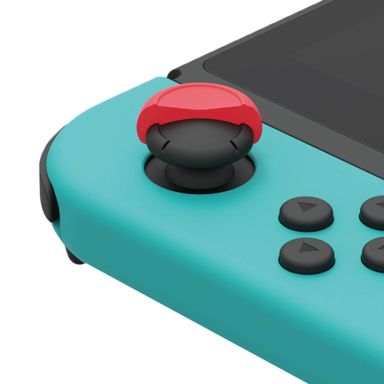 Left + Right Gamepad Rocker Cap Button Cover for Switch, For Switch(Black), For Switch(Blue + Magenta), For Switch(Red)