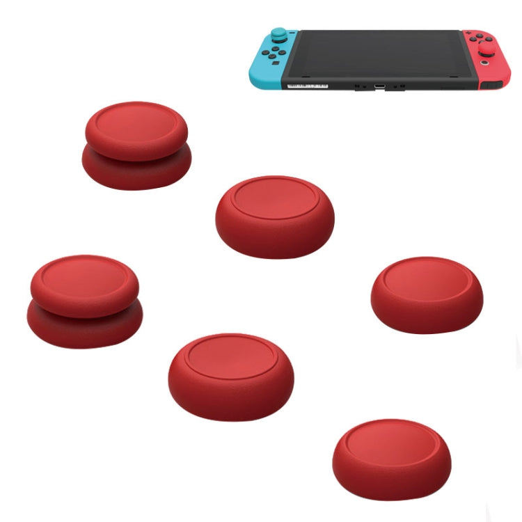 Left + Right Gamepad Rocker Cap Button Cover for Switch, For Switch(Black), For Switch(Blue + Magenta), For Switch(Red)
