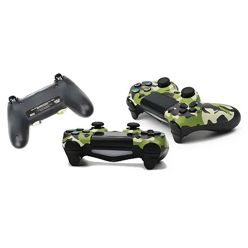 Kabelgebundener Gamecontroller für Sony PS4, Grün-Camouflage