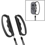 iPlay Boxgriff mit kleinem Griff und Tragegurt für Switch Joy-Con, Schwarz, Rot