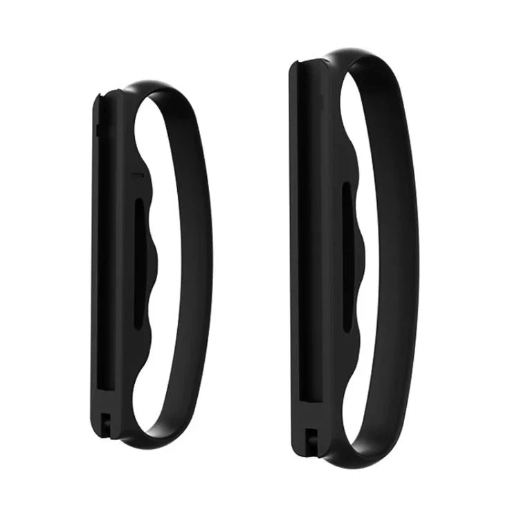 iPlay Boxgriff mit kleinem Griff und Tragegurt für Switch Joy-Con, Schwarz, Rot