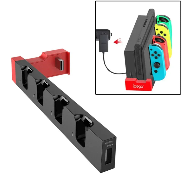iPega PG-9186 Ladestation mit Anzeige für Nintendo Switch Joy-Con, PG-9186