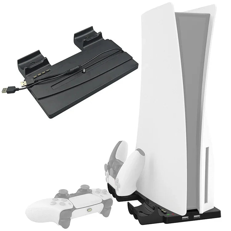 iplay HBP-269 Ladeständer für PS5 DE/UHD, vertikaler Sockel mit Griff und Ladegerät, iPega HBP-269