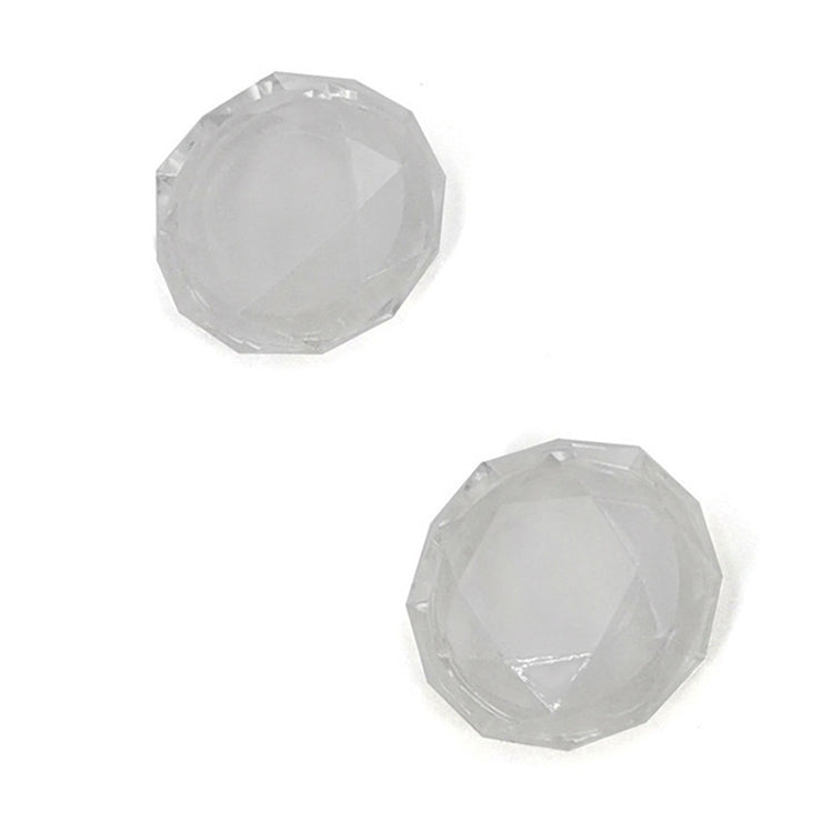 2 Stk. Diamond Texture Games Grip Kappen für PS5, Blau, Rot, Klarweiß, Grün